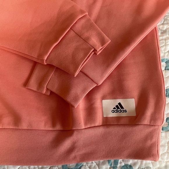 Adidas Men’s Sweatshirt; NWT; Large Salmon Color - Picture 3 of 6